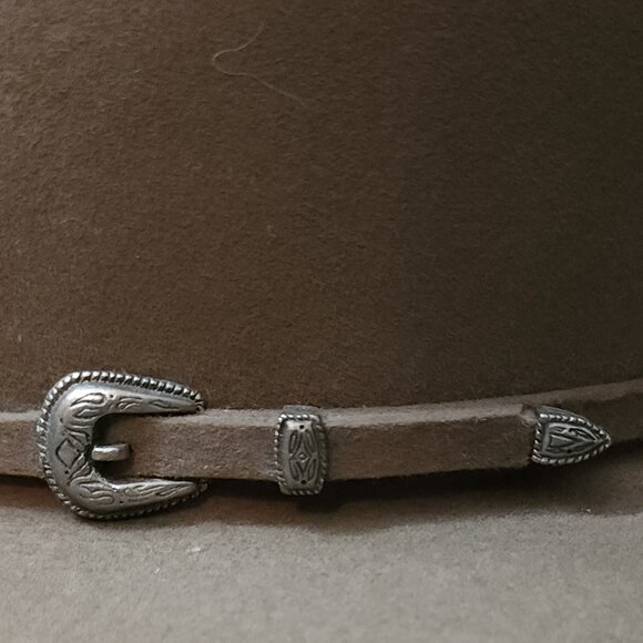 Rodeo King 7X Beaver Felt Long Oval Pecan Color Cowboy Hat - Picture 11 of 11